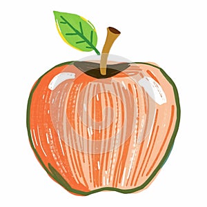 Apple as vector colorful isolated solid background vector design set for multiple creative purposes