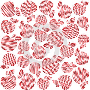 Apple background illustration