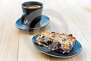 Apple Blueberry Pie and Coffee