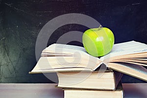 Apple and book