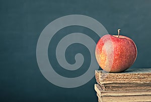 Apple and book