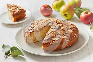 Apple cake apple apfel kuchen photo