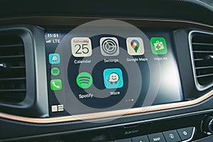 Apple CarPlay in Hyundai Ioniq Electric car