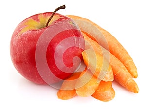 Apple with carrot