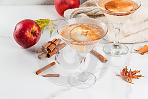 Apple cider martini margarita