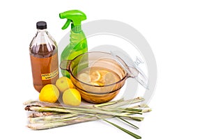 Apple cider vinegar, lemon, lemongrass effective insect repelle