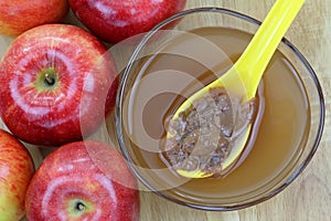 Apple cider vinegar with mother enzymes