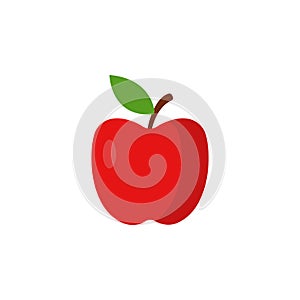 Apple colored illustration. Element of colored food icon for mobile concept and web apps. Detailed Apple icon can be used for web