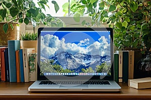 Apple Computers website displayed on MacBook Pro Retina in a modern office environment