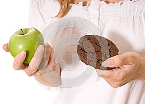 Apple and cookie