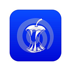 Apple core icon digital blue