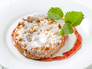 Apple crumble cookie