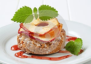 Apple crumble cookie