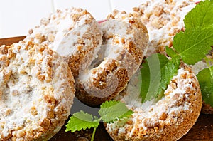 Apple crumble cookies