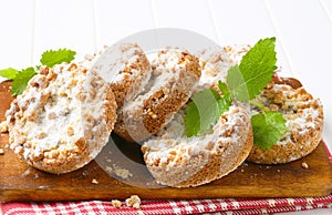 Apple crumble cookies