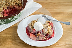 Apple Crumble Dessert