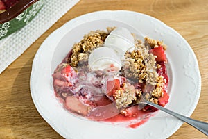 Apple Crumble Dessert