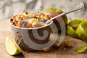 Apple Crumble Dessert photo