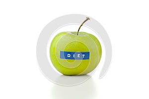 Apple diet concept