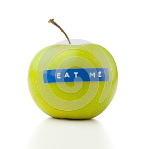 Apple diet concept