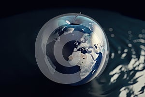 Apple earth. Generative ai
