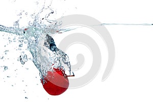 Apple falls deeply under water