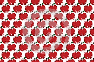Apple fruit seamless patternbackground