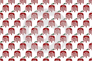 Apple fruit seamless patternbackground