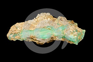 Apple green chrysoprase mineral