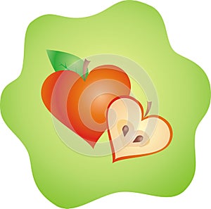 Apple heart