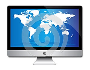 Apple imac desk top computer