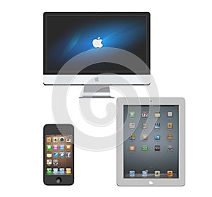 Apple iMac iPhone iPad