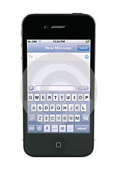 Apple iPhone 4s text message