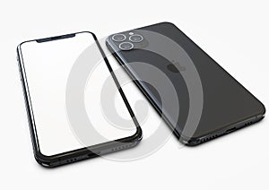 Apple iPhone 11 Pro Space Grey, 2019, front & back