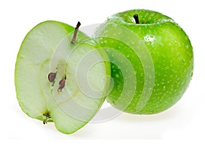 Apple and its cross-section
