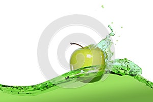 Apple in juice