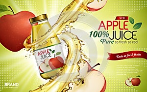 Apple juice ad