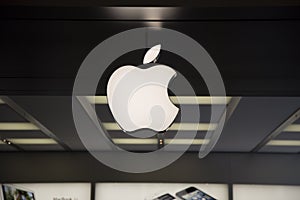 Apple Logo at Apple store Shenzhen