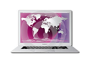 Apple macbook air laptop computer