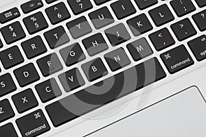 Apple MacBook Pro keyboard close up Mac
