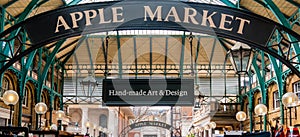 Apple market in Covent Garden