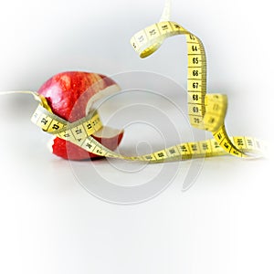 Apple with measuring tipe