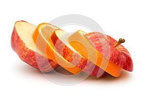 Apple and orange slices