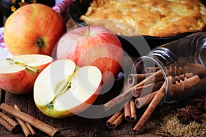 Apple pie ingredients