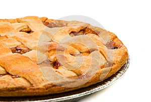 Apple Pie on a white background