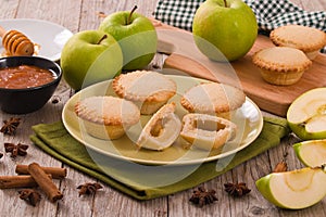 Apple pies.