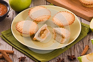 Apple pies.