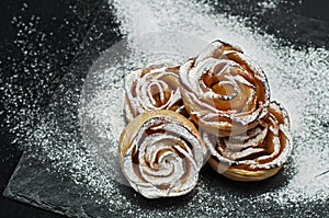 Apple puff rolls