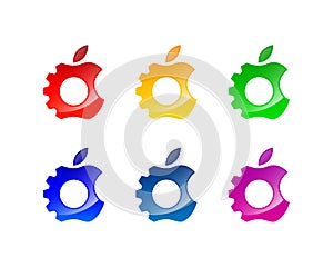 Apple Repair Logo and Icon Design