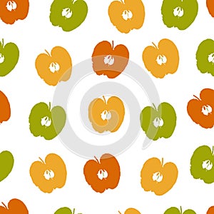 Apple seamless pattern